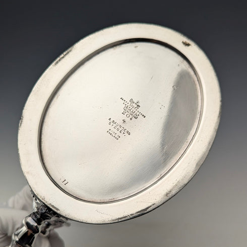 約 1890 年英國古董鍍銀茶壺 James Dixon